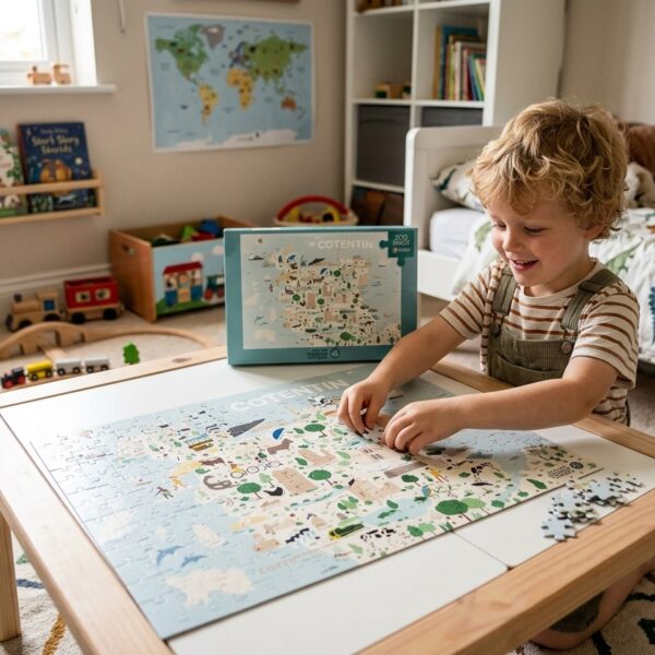 puzzle dans chambre