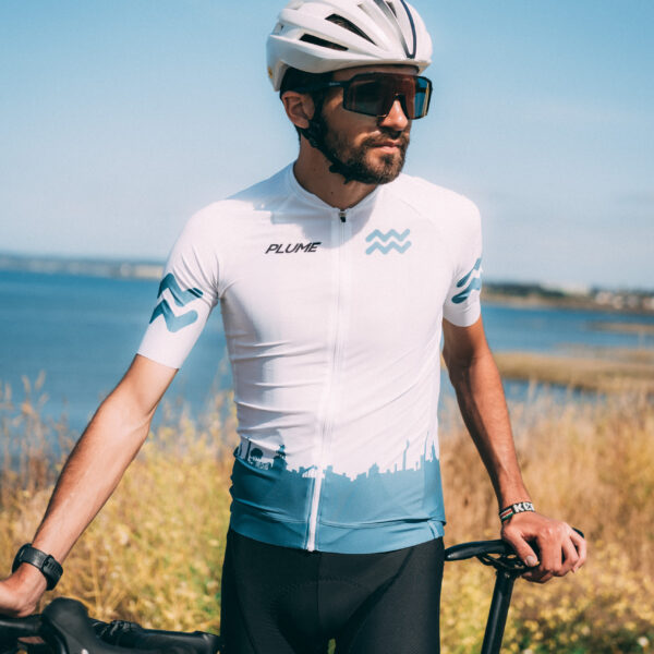 Maillot de cyclisme mixte, manches courtes